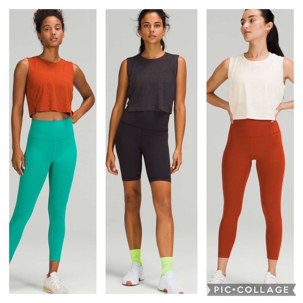 Bundle Nwt/Euc Lululemon Cropped Training Tank To… - image 1